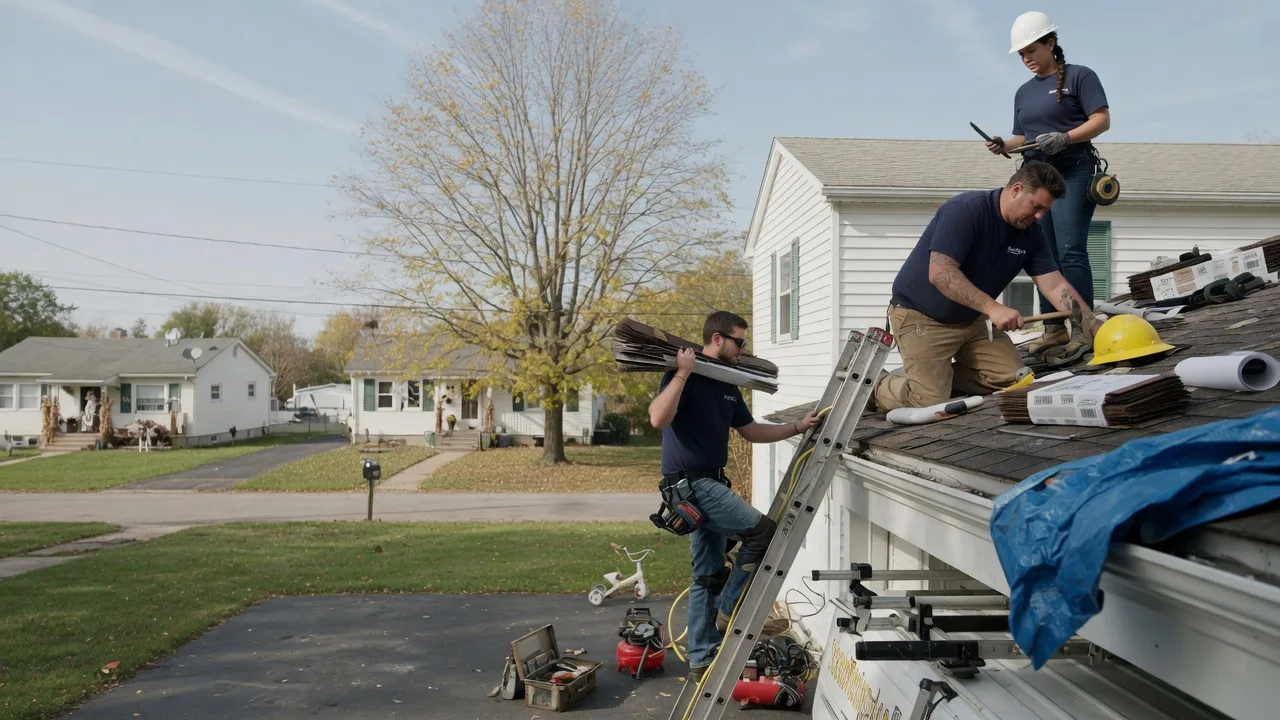 Local Roofing Contractors in Dunfermline, IL near me